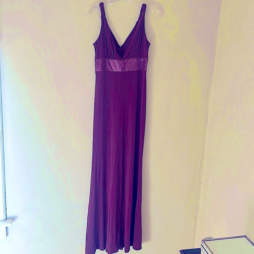 Max and Cleo size 4 light plum floor length dress